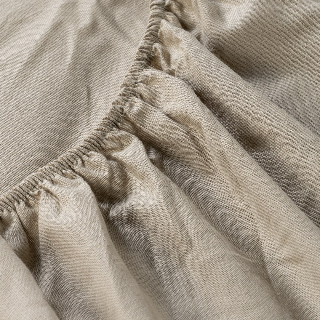 Giovanni Cotton Linen Fitted Sheet 180x200cm