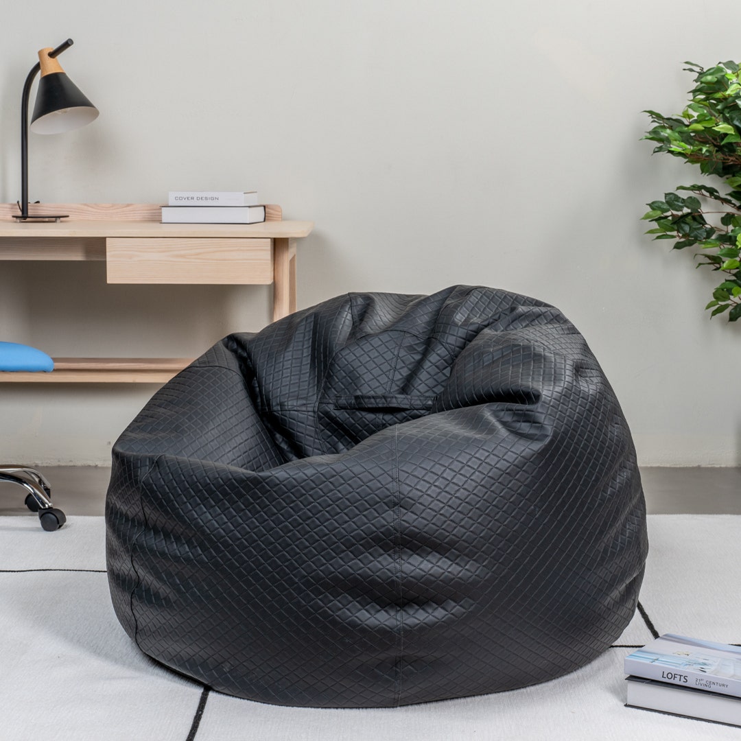 Miran Ultrasonic Bean Bag Black 96x104cm