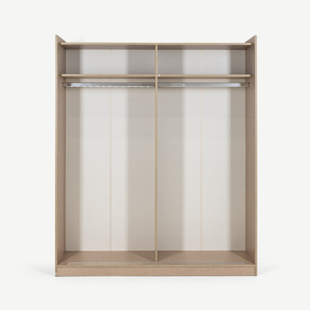 Pedru 2 Sliding Door Frame Ecru