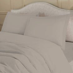Luciano Cotton Tencel Duvet Cover Set -Grey