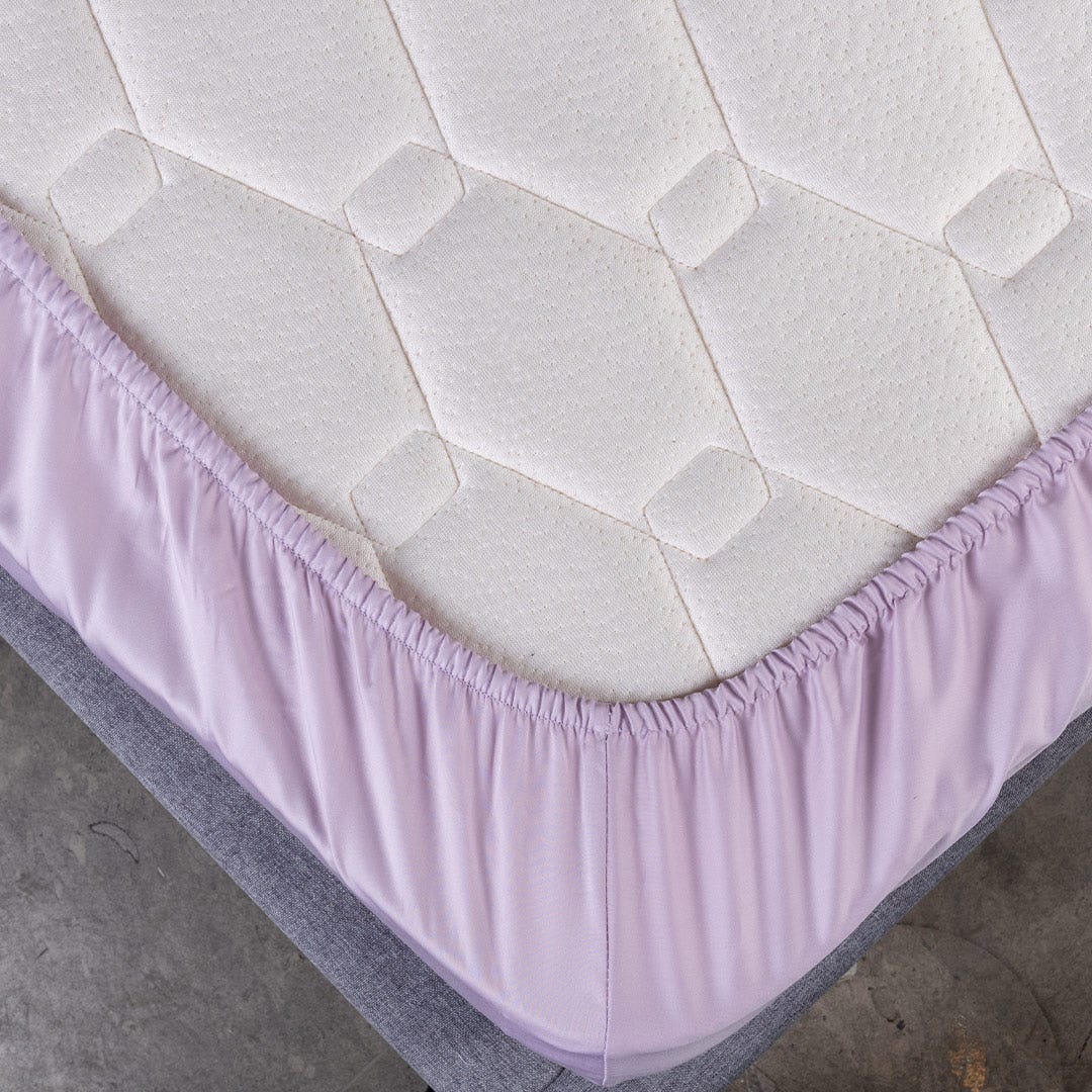 Luciano Tencel Fitted Sheet 180x200cm-Lavender
