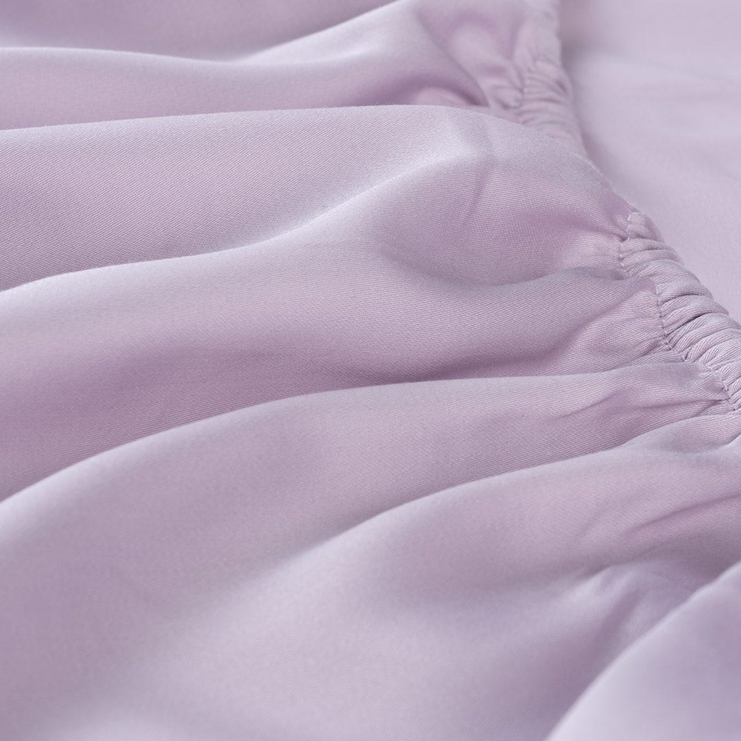 Luciano Tencel Fitted Sheet 180x200cm-Lavender