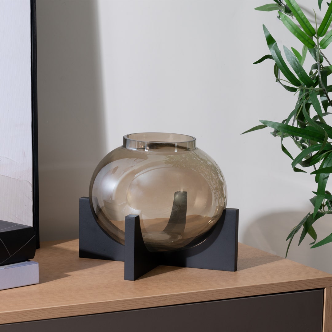 Rories Round Glass Vase