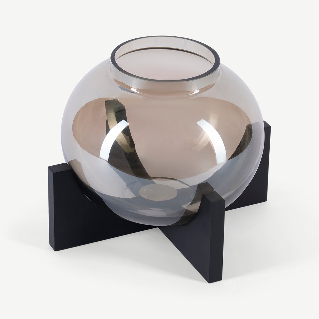 Rories Round Glass Vase