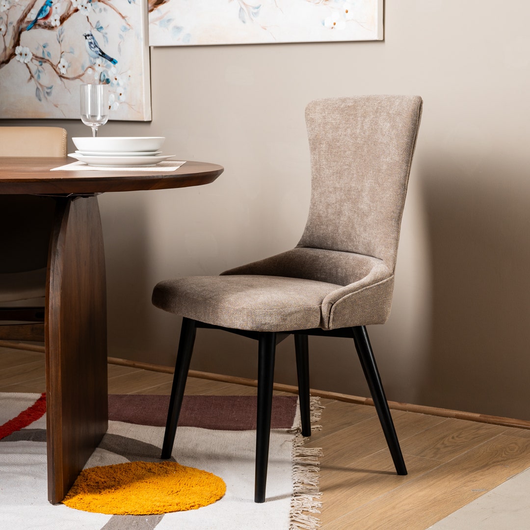 Veton Dining Chair Brown