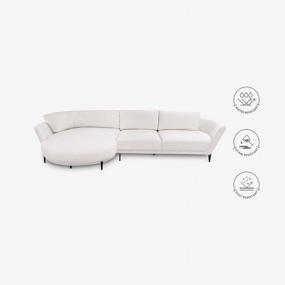 Marianne Left Corner Sofa Beige II - PF