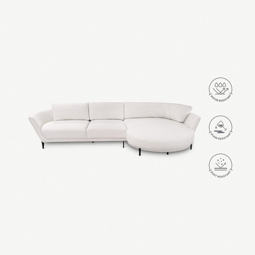 Marianne Right Corner Sofa Beige II - PF
