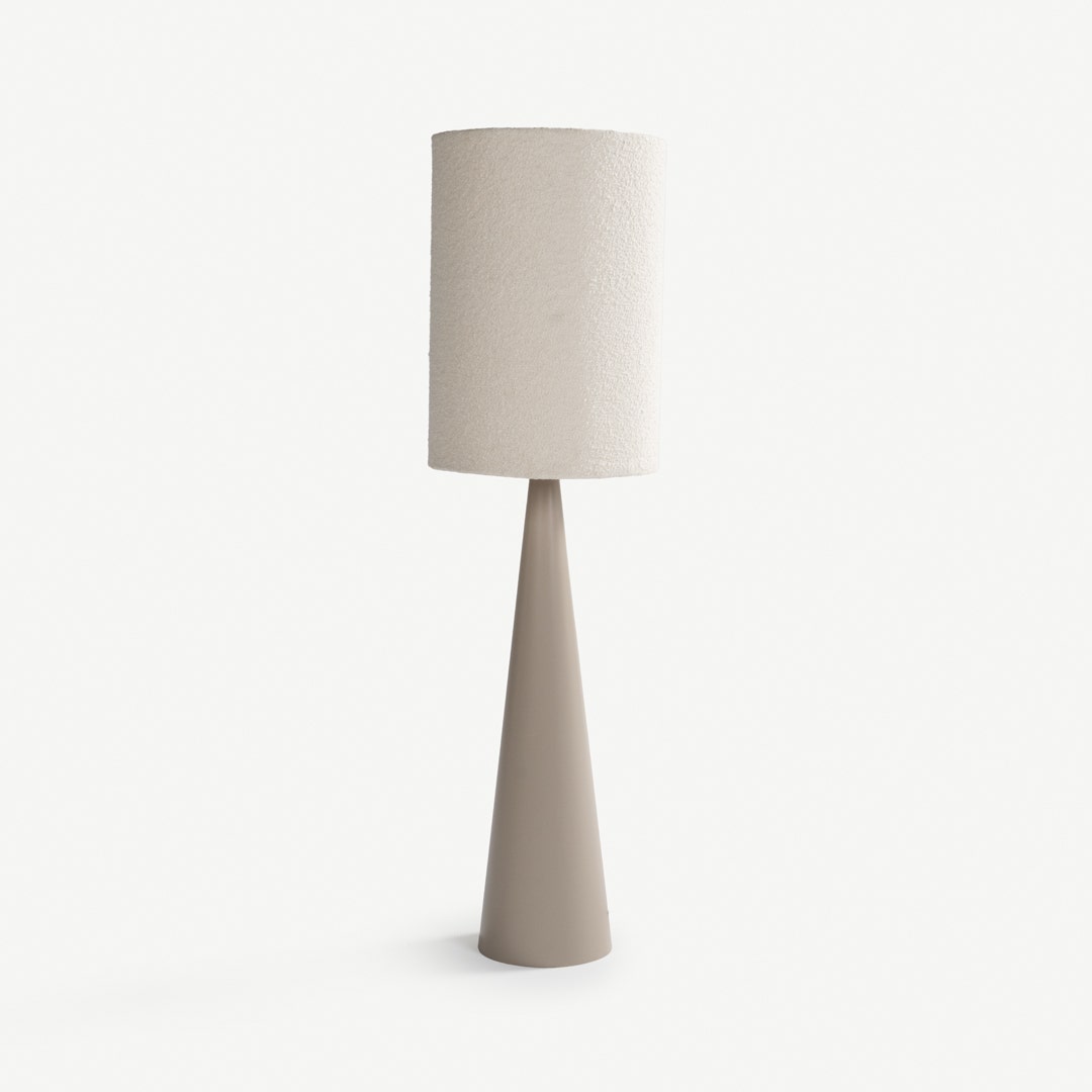 Glendale Floor Lamp with Boucle Shade