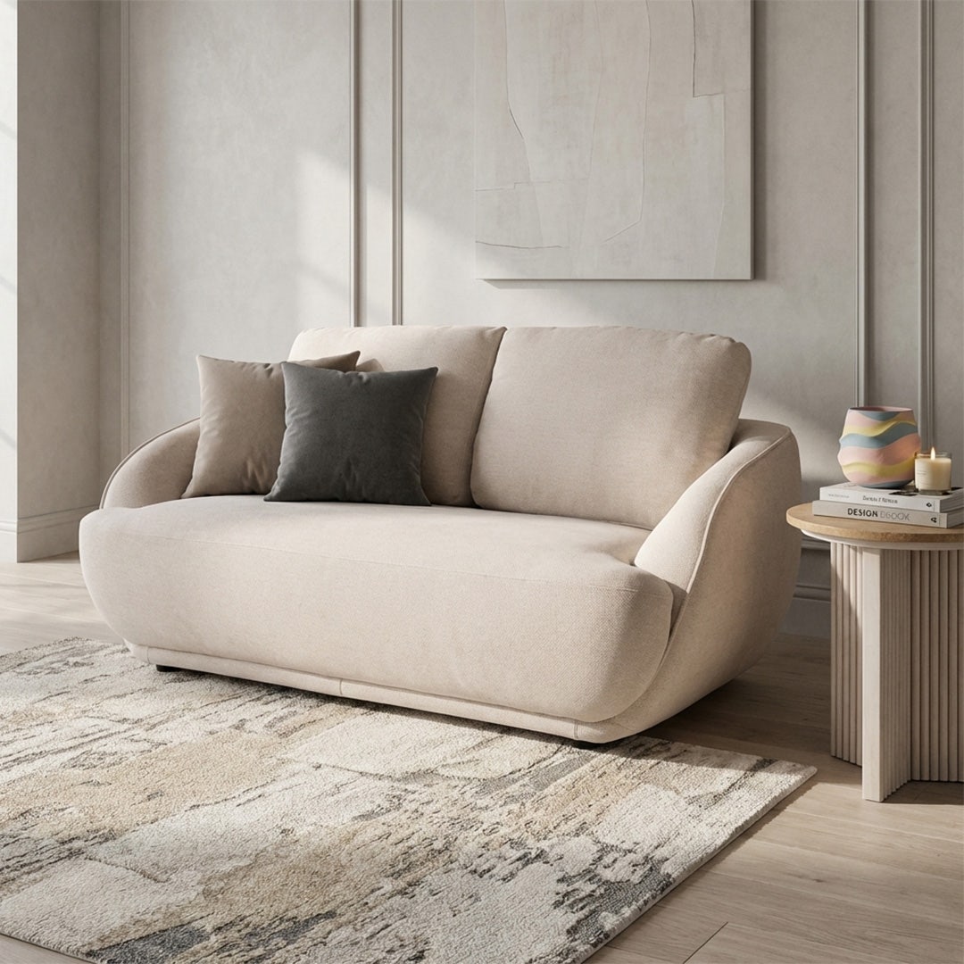 Elmira 2 Seater Sofa Beige