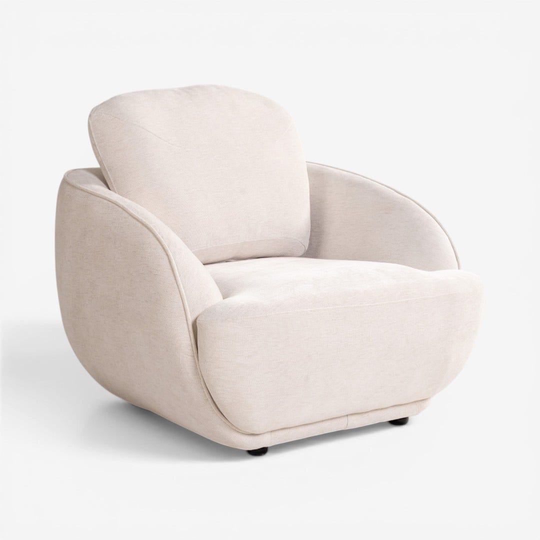 Elmira 1 Seater Sofa Beige