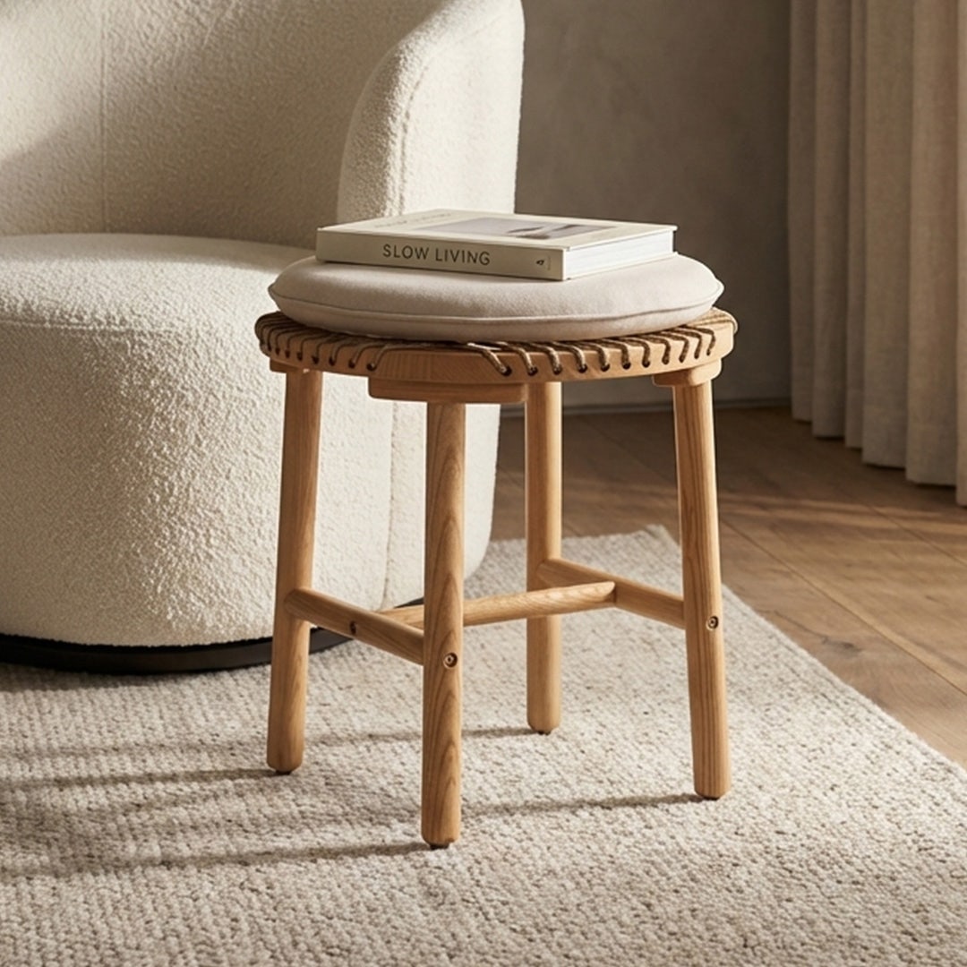Lucie Stool Beige
