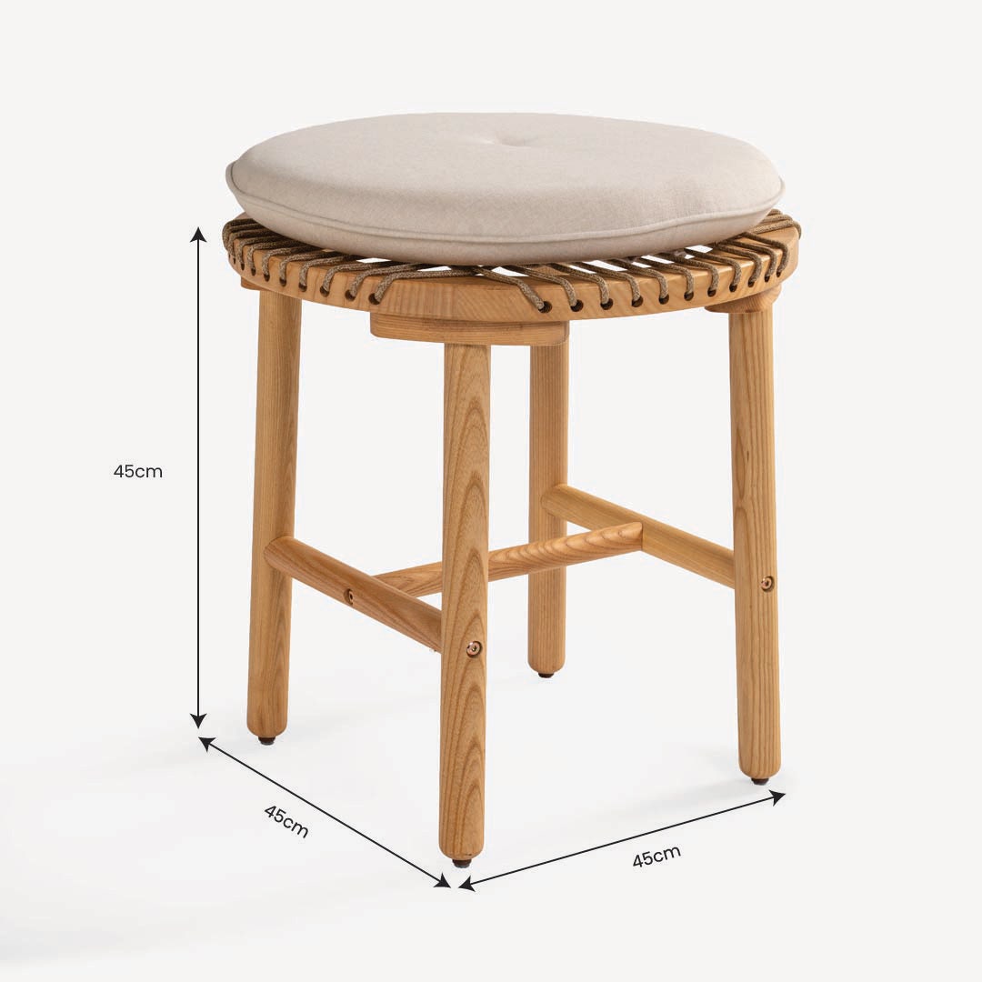 Lucie Stool Beige