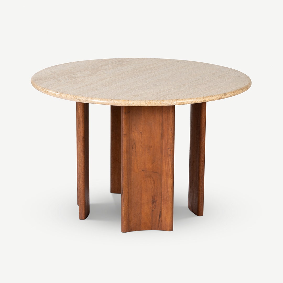 Elaide 4 Seater Dining Table Cream