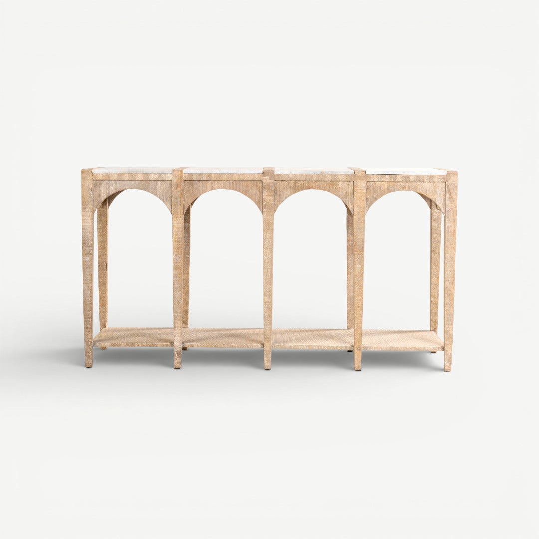 طاولة كونسول هارفا - بلوط