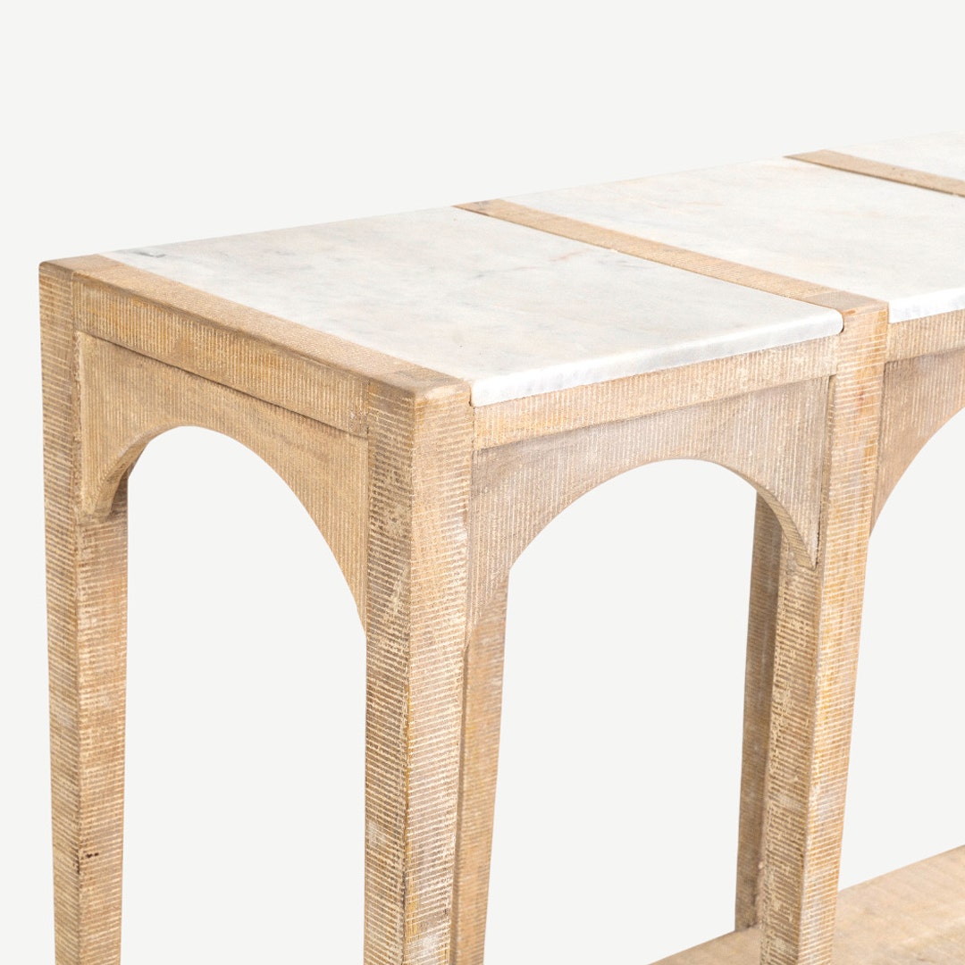 طاولة كونسول هارفا - بلوط