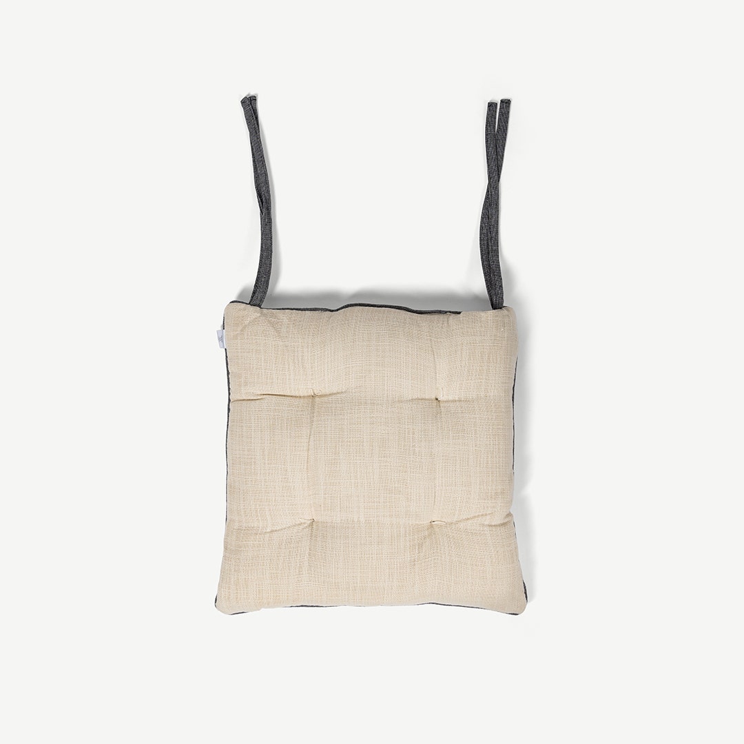 Monroe Chair Pad Grey -45x45cm