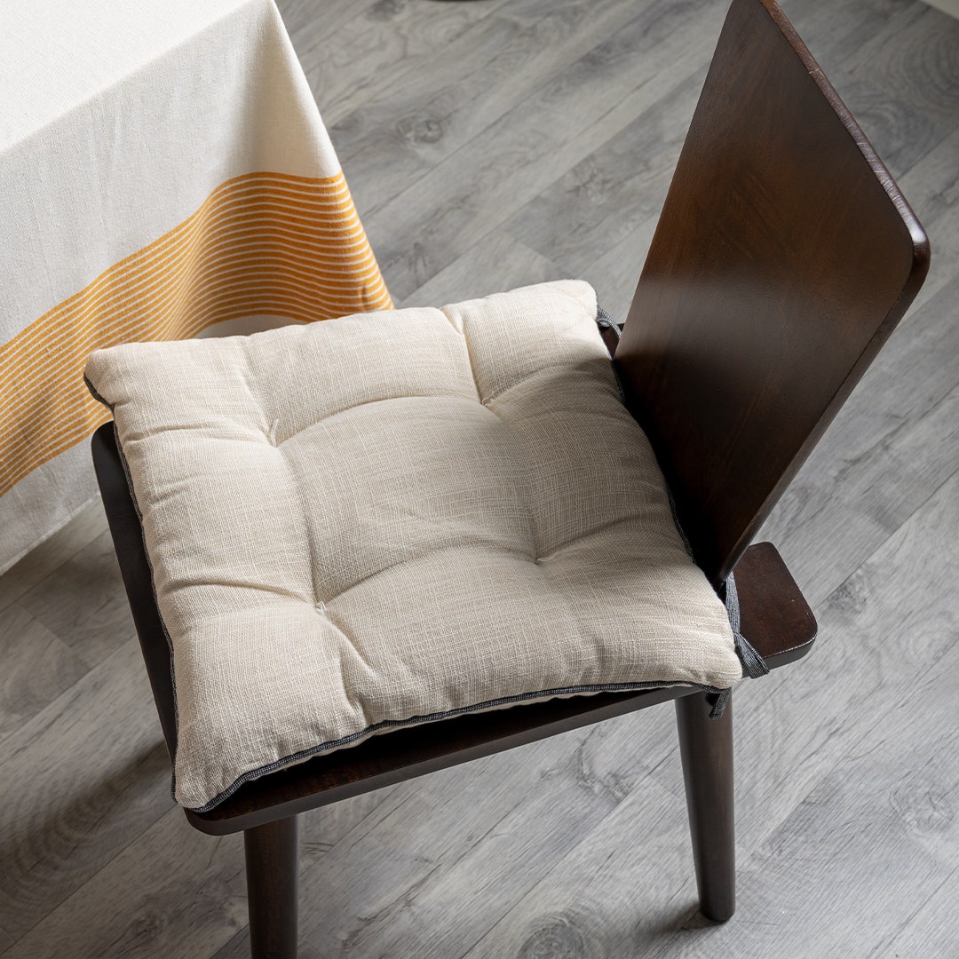 Monroe Chair Pad Grey -45x45cm