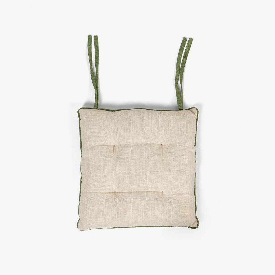 Monroe Chair Pad Bottle Green -45x45cm