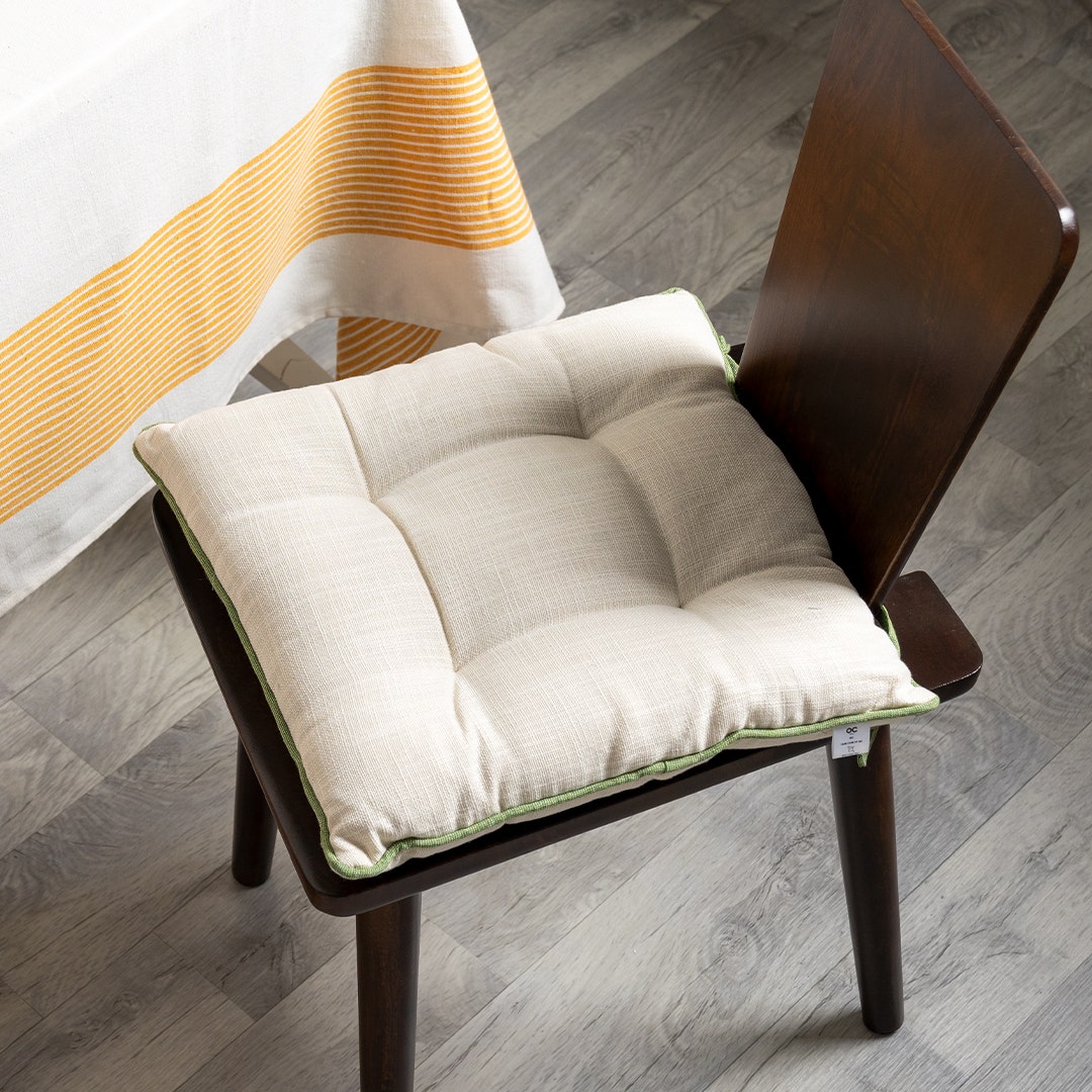 Monroe Chair Pad Bottle Green -45x45cm