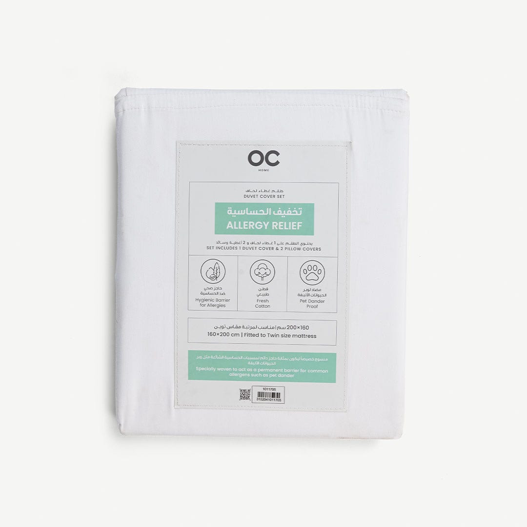 Allergy-Relief D/C Set 160x200cm -White