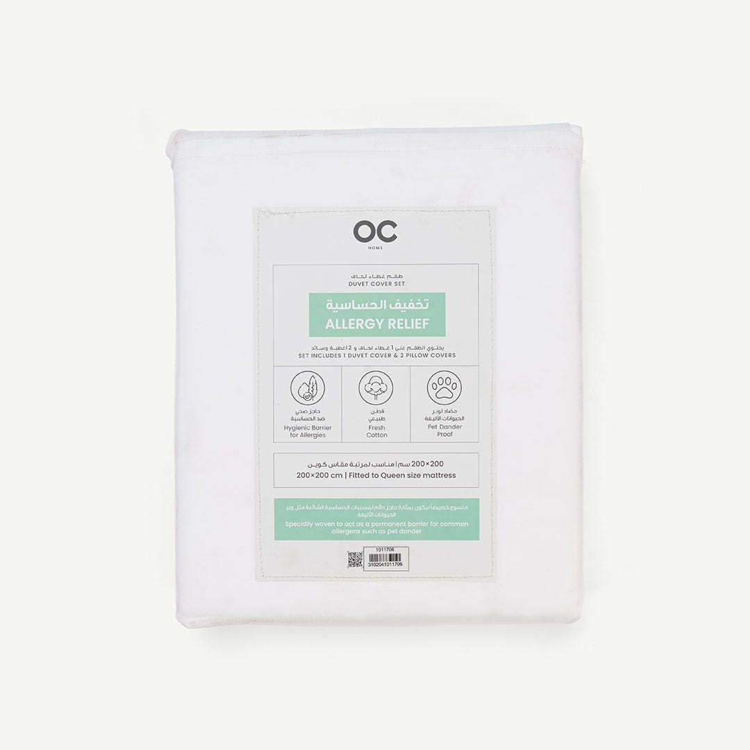 Allergy-Relief D/C Set 200x200cm -White