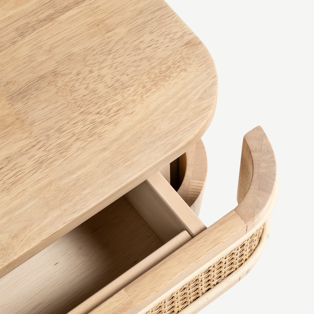 Railan Bedside Table Natural
