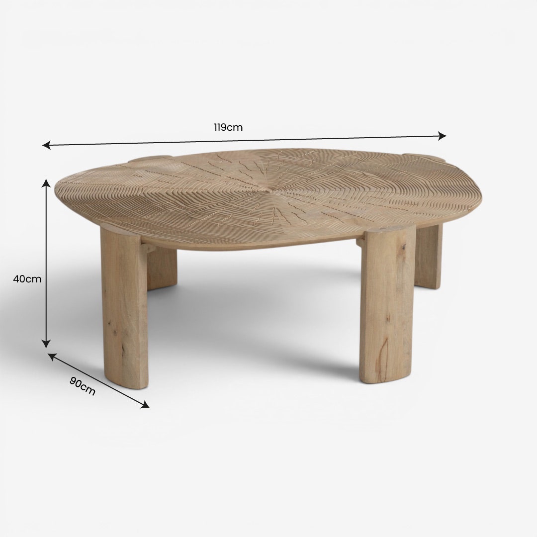 Harbour Coffee Table Natural 115cm