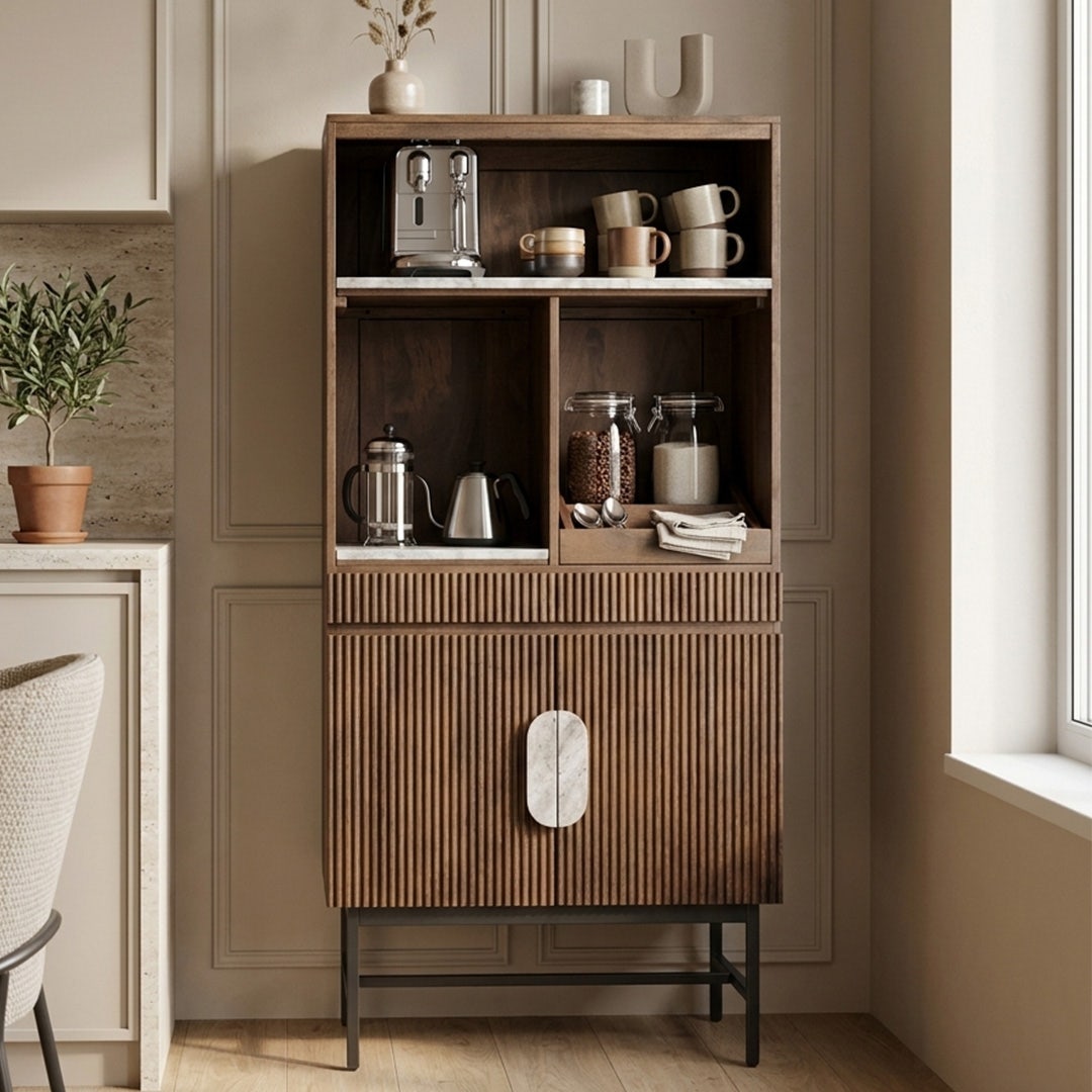 Koda Coffee Curio Walnut