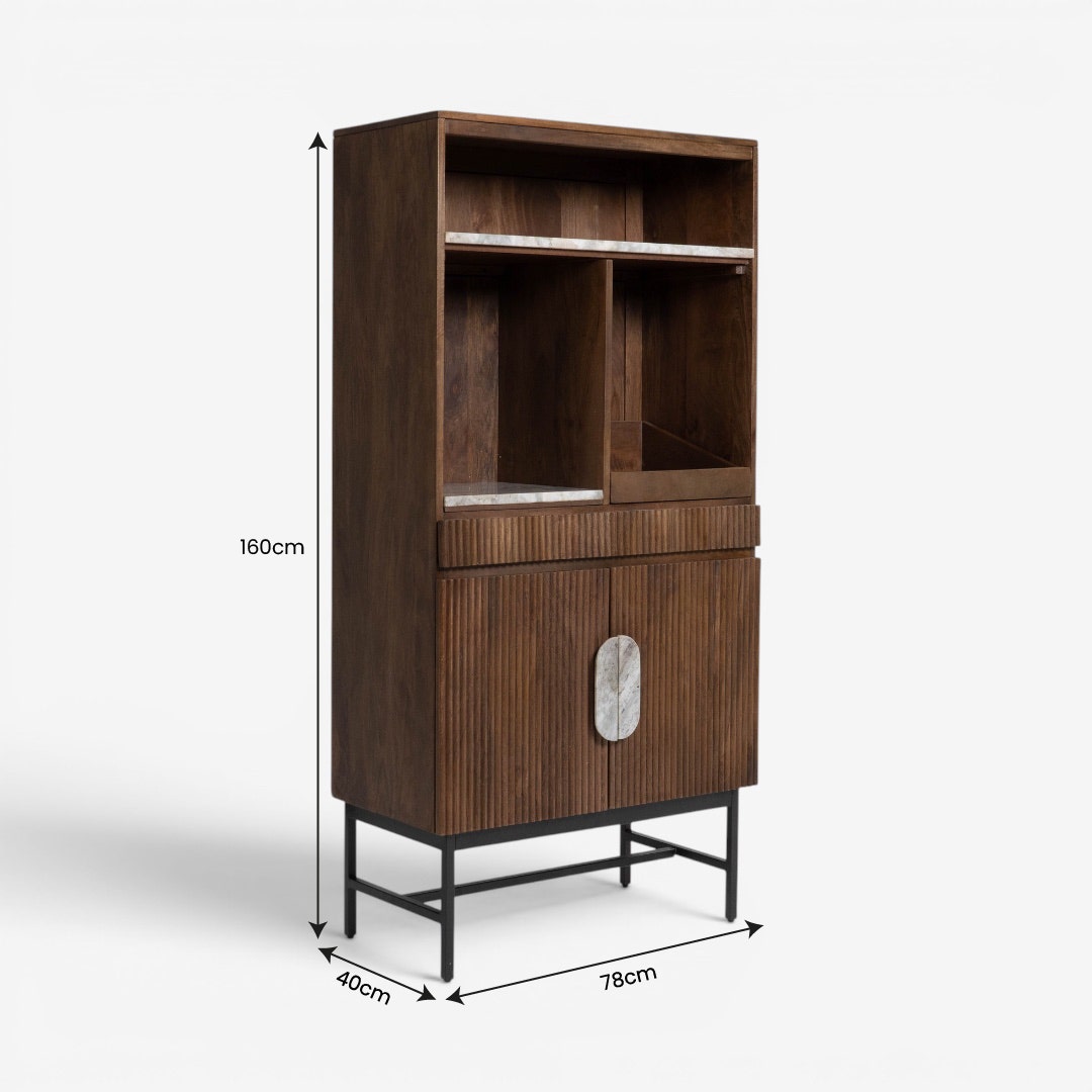 Koda Coffee Curio Walnut