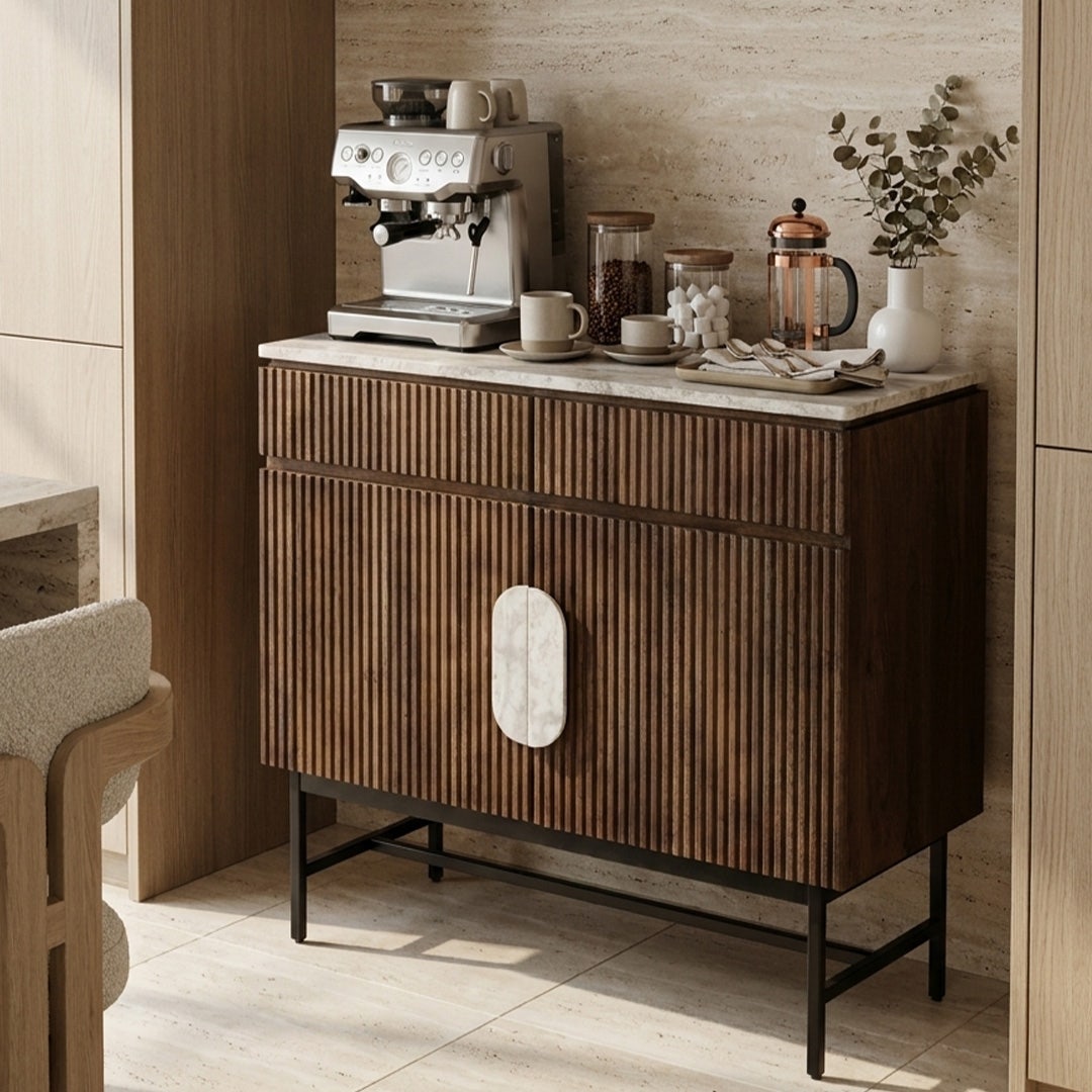 Koda Display Cabinet Walnut