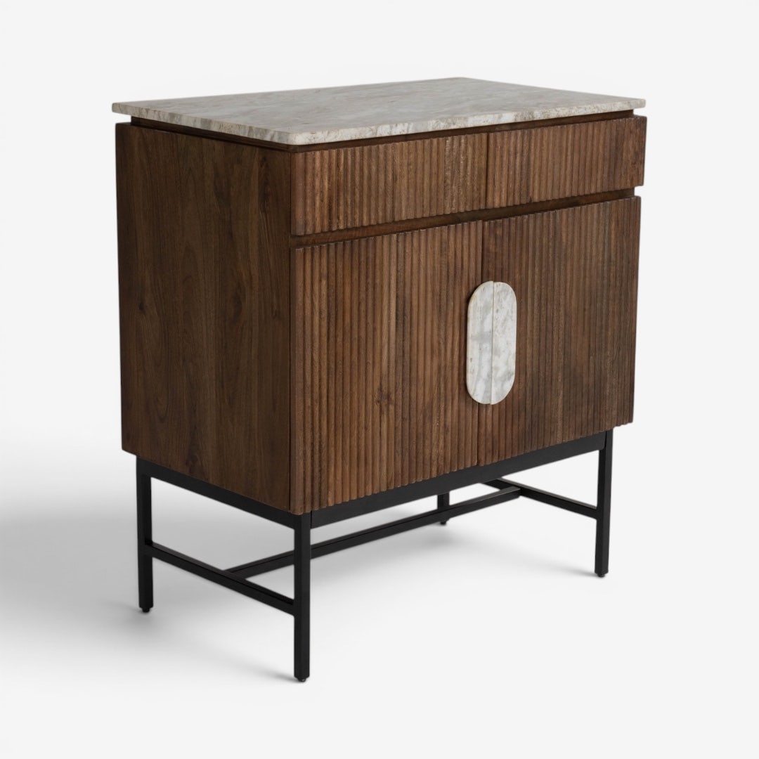 Koda Display Cabinet Walnut