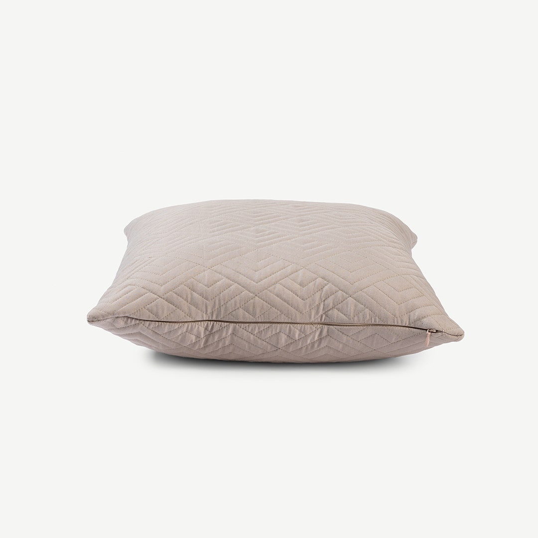 Roshel Quilted Cushion Grey -40x40cm
