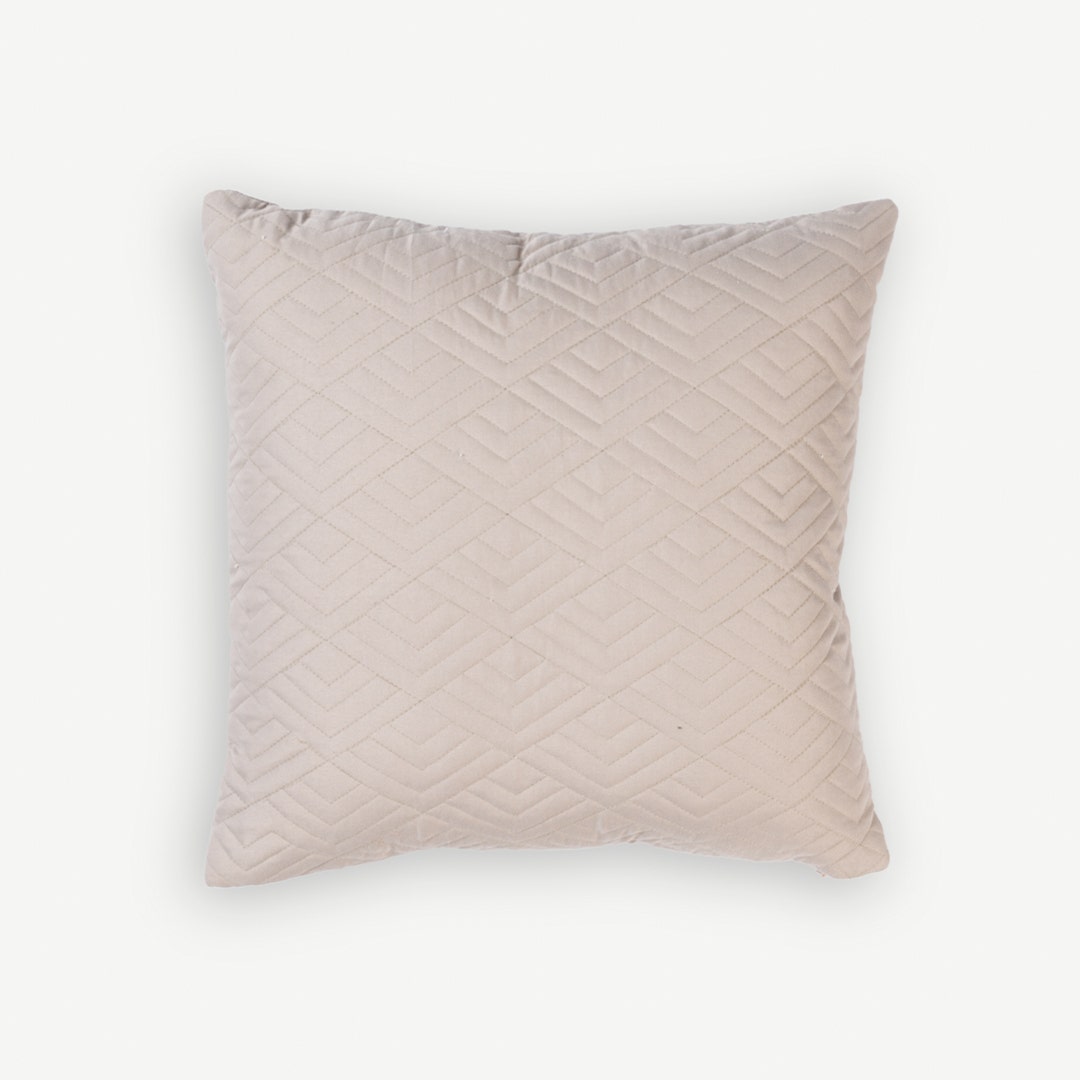 Roshel Quilted Cushion Grey -40x40cm