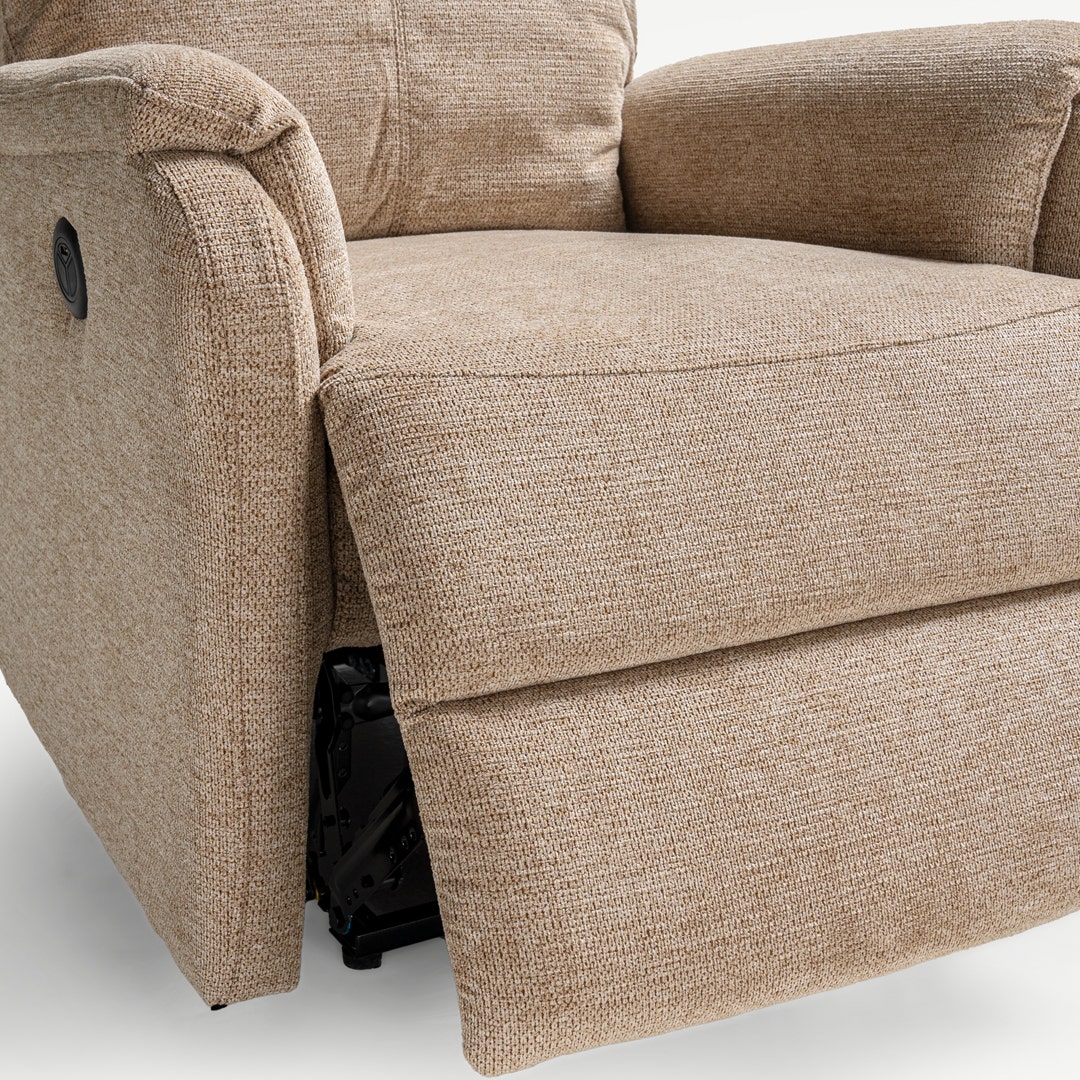 Loren Power Recliner Ecru