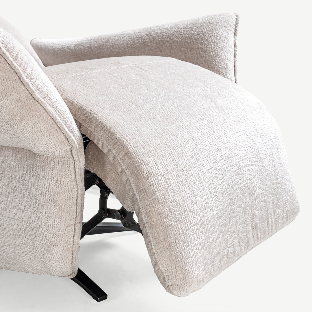 Renali Massage swivel Recliner Greige