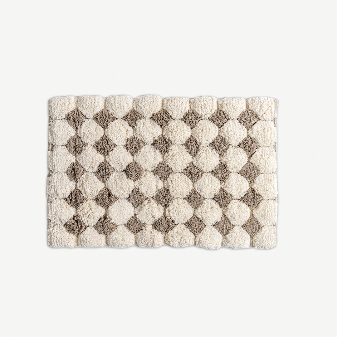 Morenal Handloom Bath Mat P/Grey-50x80cm