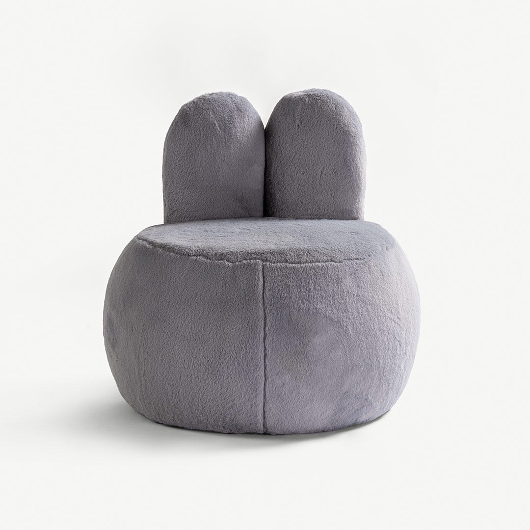 Bunny Kids Ottoman Grey