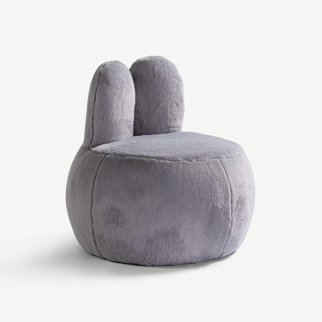 Bunny Kids Ottoman Grey