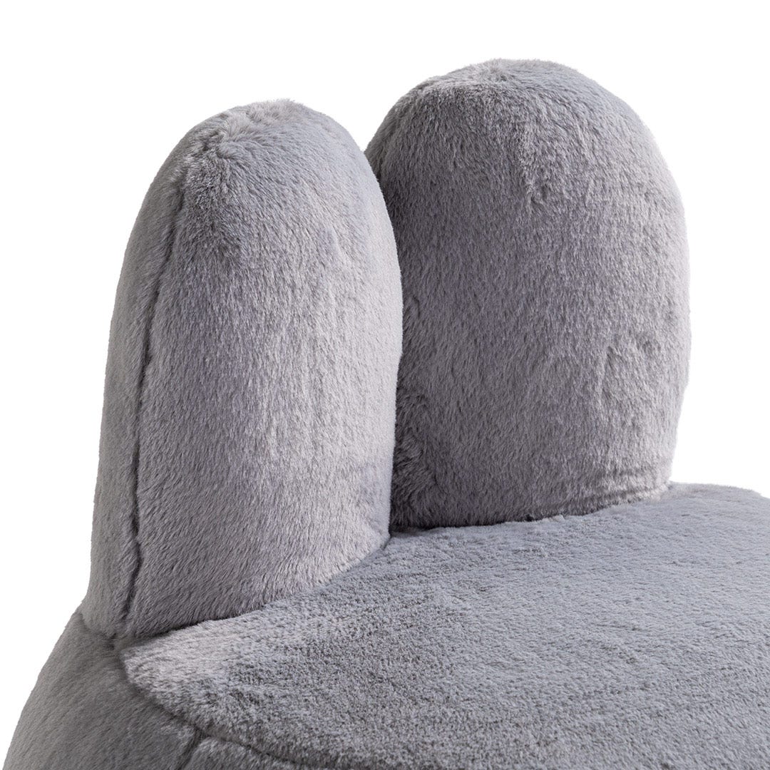 Bunny Kids Ottoman Grey