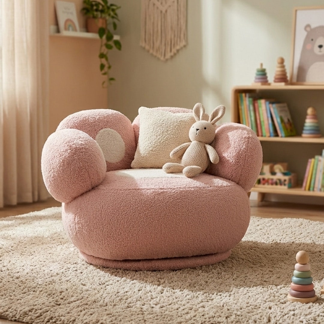 Paw Kids Accent Chair Pink