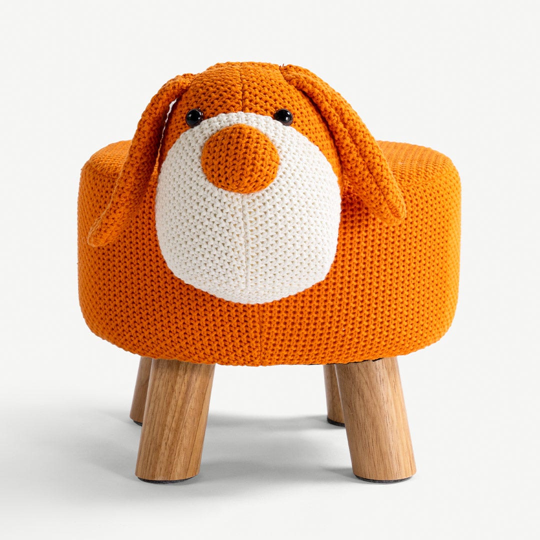 Rubble kids Ottoman Orange