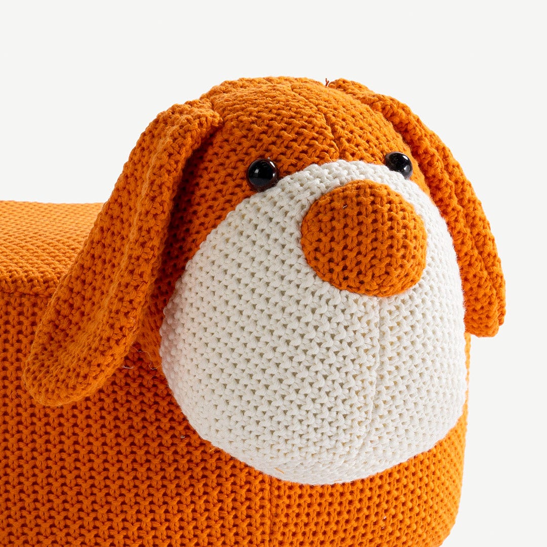 Rubble kids Ottoman Orange