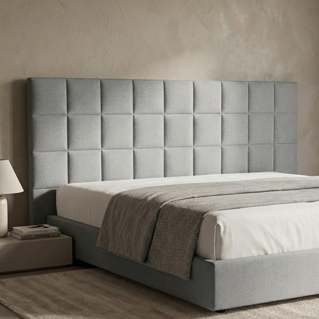 Yeema Square Headboard 200x200cm Grey