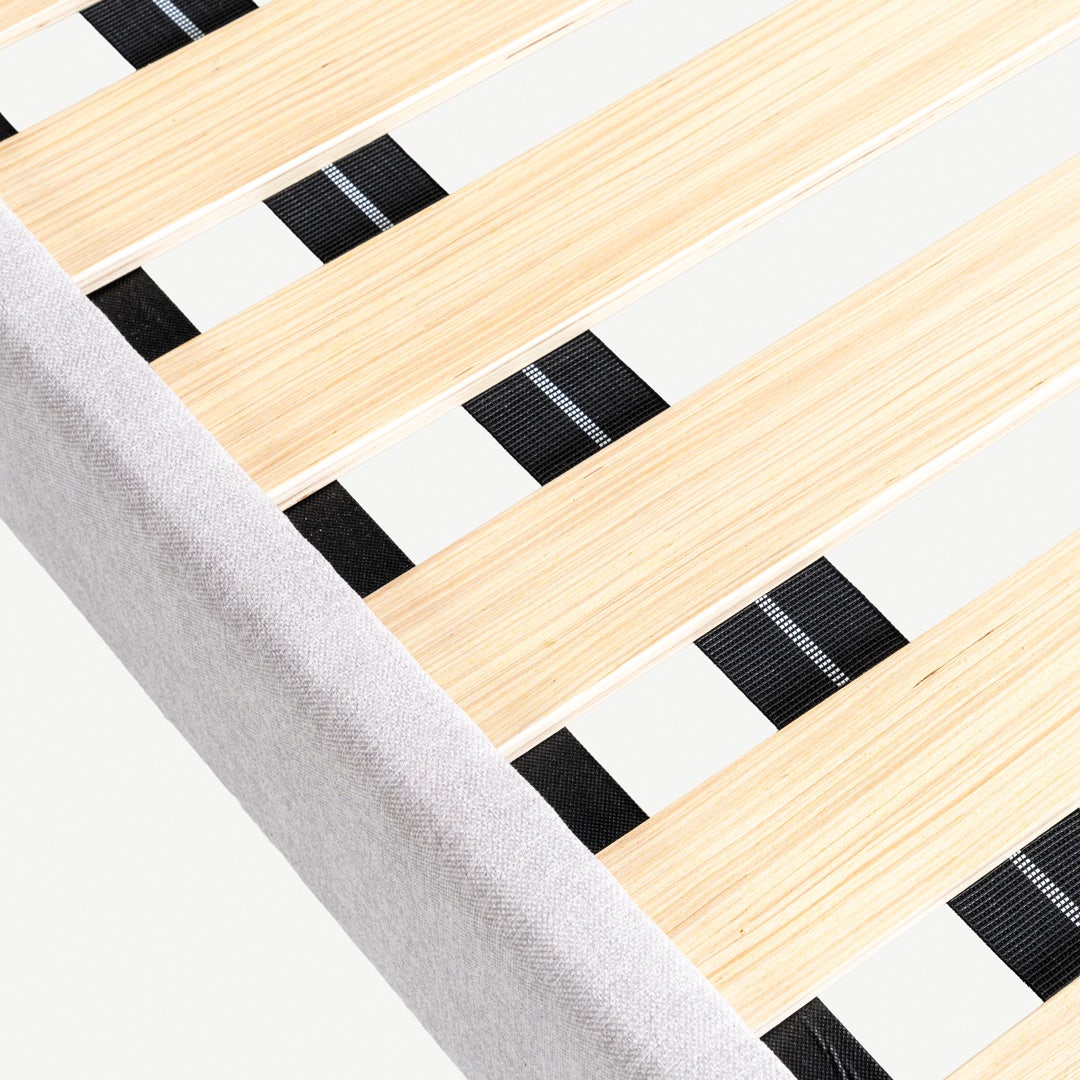 ييما قاعدة سرير ثابتة 120×200 سم - بيج