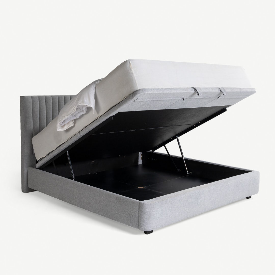 Yeema Hydraulic Bed Base 200x200cm Grey