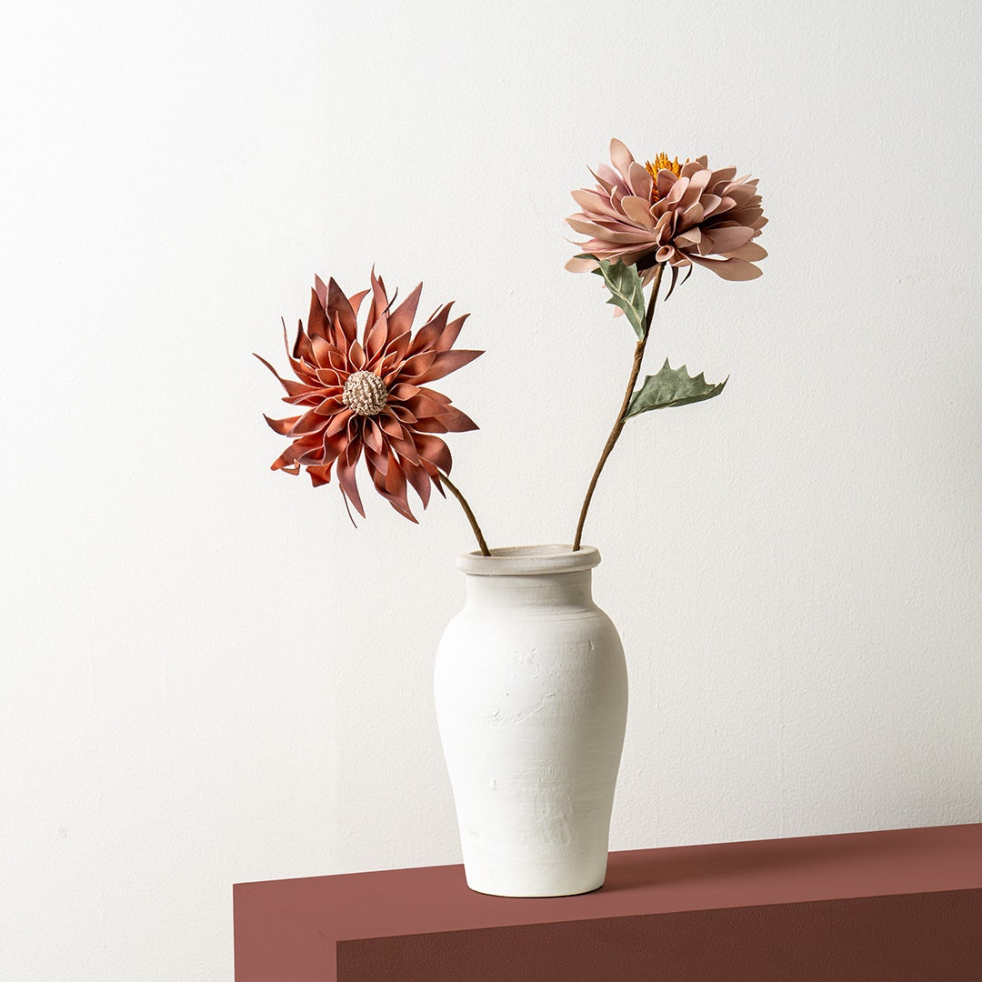 Sunflower Stem -Coral