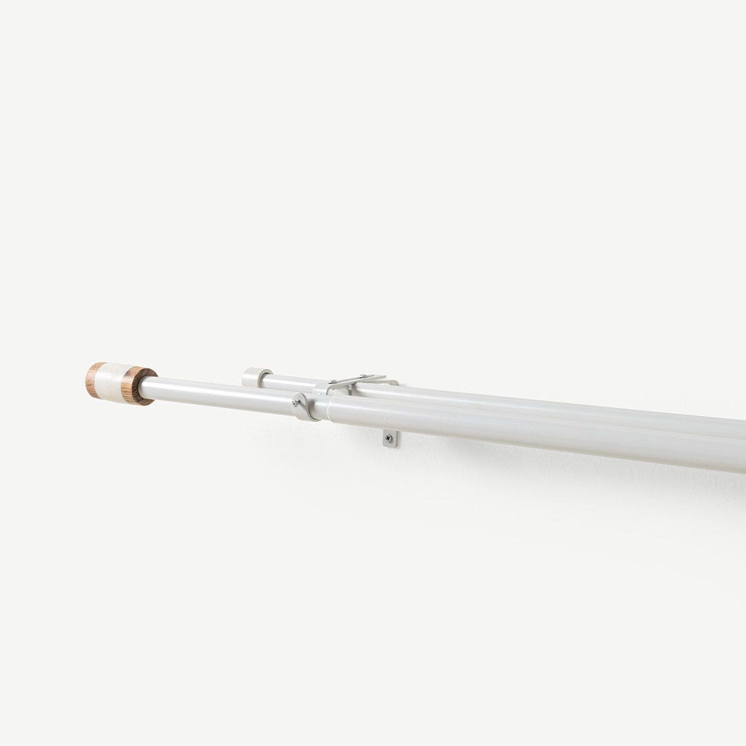 Raia Double Ext Curtain Rod -150-300cm