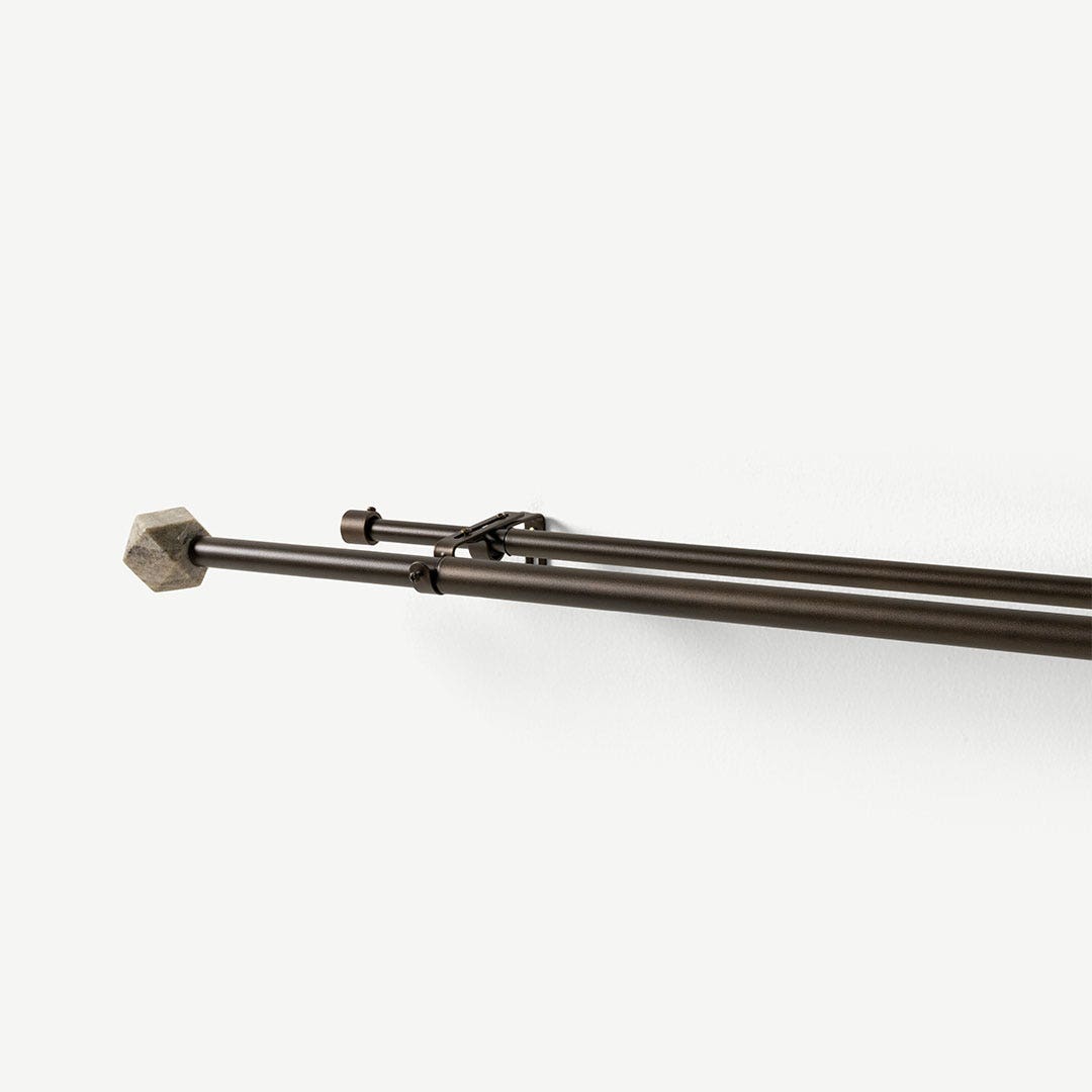 Melya Double Ext Curtain Rod -150-300cm