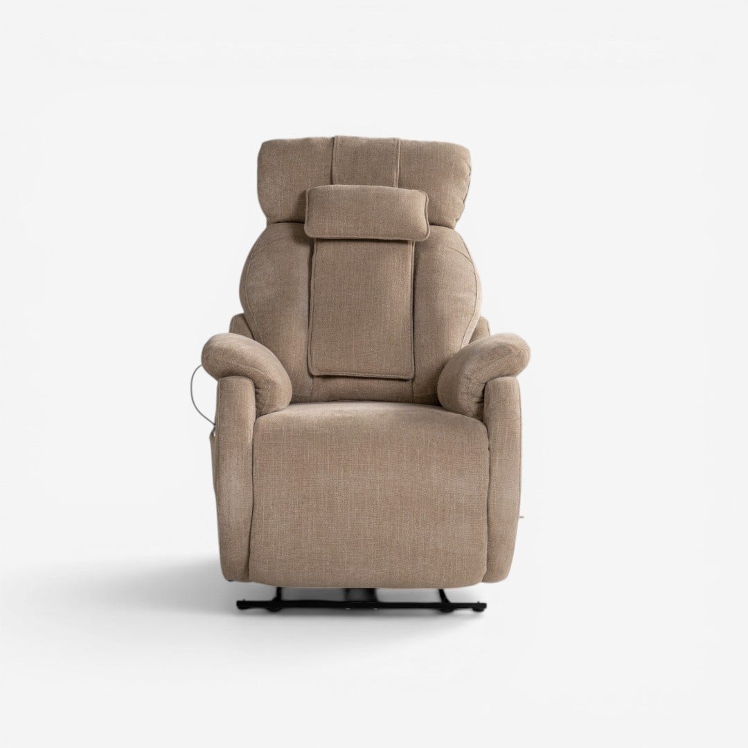 Auburn Power Recliner Ecru