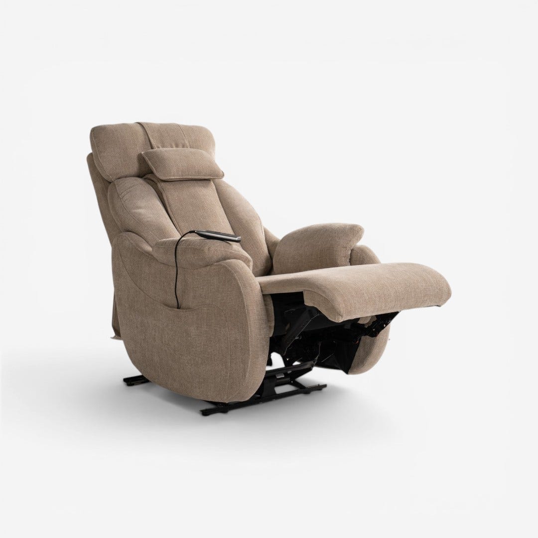 Auburn Power Recliner Ecru